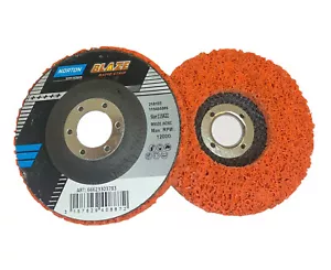Norton Blaze 115 mm Schnellstreifenscheibe - Schweißfarbe Rostmaterial entfernen/schleifen - Bild 1 von 1
