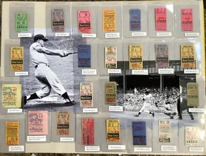 1961 Ticket Roger Maris Homerun HR Mickey Mantle Judge Pick One - Picture 1 of 10