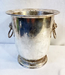 Golf Trophäe 1899 Pokal Eiskübel vergoldet Flugsieger Mitglied Gasteinladung - Bild 1 von 7