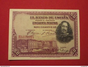 Espagne - Spain 50 Pesetas 1928 Pick 75b - SUP+ / XF+ ! - Imagen 1 de 2