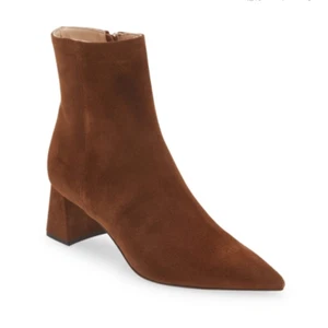 NEW AGL Mimma Suede Pointed Toe Ankle Boots size EU39 US8.5 - Picture 1 of 9