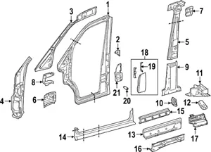 Genuine Mercedes-Benz Hinge Reinforced 9106303000 - Picture 1 of 1