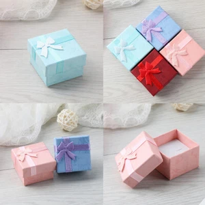 US 48 Pack Jewelry Gifts Boxes Rings Necklaces Earrings Cardboard Velvet Pad - Picture 1 of 20