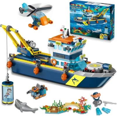 HOGOKIDS Arctic Explorer Ship Building Set Floating Boat Building Kit-LED Light - Image 1 of 4