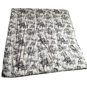 THOMASVILLE Home Bouvier Black Toile Comforter Queen 92”x90” Read Description - Picture 1 of 13