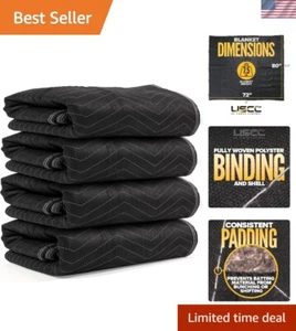 Coperta mobile lavabile in lavatrice resistente 80"x72" - Confezione da 4 pezzi, Supreme Mover - Foto 1 di 11