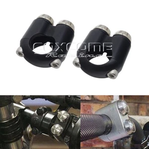Pair 1" Handlebar Control Switch 2 Button For Harley Dyna Sportster Cafe Racer - Picture 1 of 11