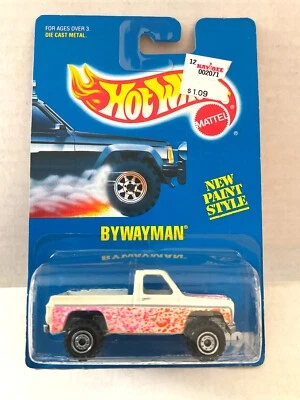 Hot Wheels BYWAYMAN - Tarjeta Azul #220 - Blanca, Camioneta Chevy Años 80 Carrocería Cuadrada Foto 1 de 4