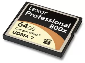 Lexar 64GB Compact Flash Card UDMA7 800X 120MB/s CF Memory Card 4 - Picture 1 of 1
