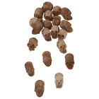 20 petites statues tête de crâne décoration Halloween-IJ