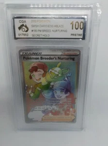 Darkness Ablaze Pokemon Breeders Nurturing Rainbow CGA 100 PRISTINE PSA 10 - Picture 1 of 2