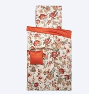 4tlg HSE Mikronesse ST Stickerei Optik Wende Bettwäsche 135x200cm kupfer NEU - Bild 1 von 12
