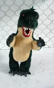 Vintage 1987 Godzilla Plush Electronic Jamina World Red Eyes Not Working - Picture 1 of 7