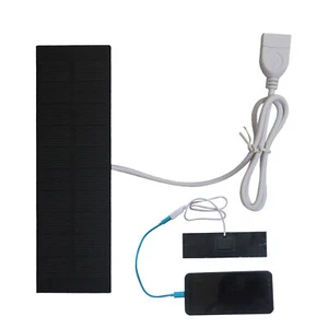 Chargeur Panneau Solaire pour Camping Chargeur Rapide Panneau Solaire Extérieur 3W Solaire Doux - Photo 1 sur 8