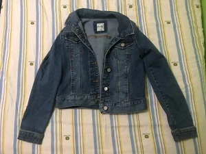 Mudd Girls Casual Button Up Long Sleeve Denim Jacket Girls Size 12 Blue - Picture 1 of 9