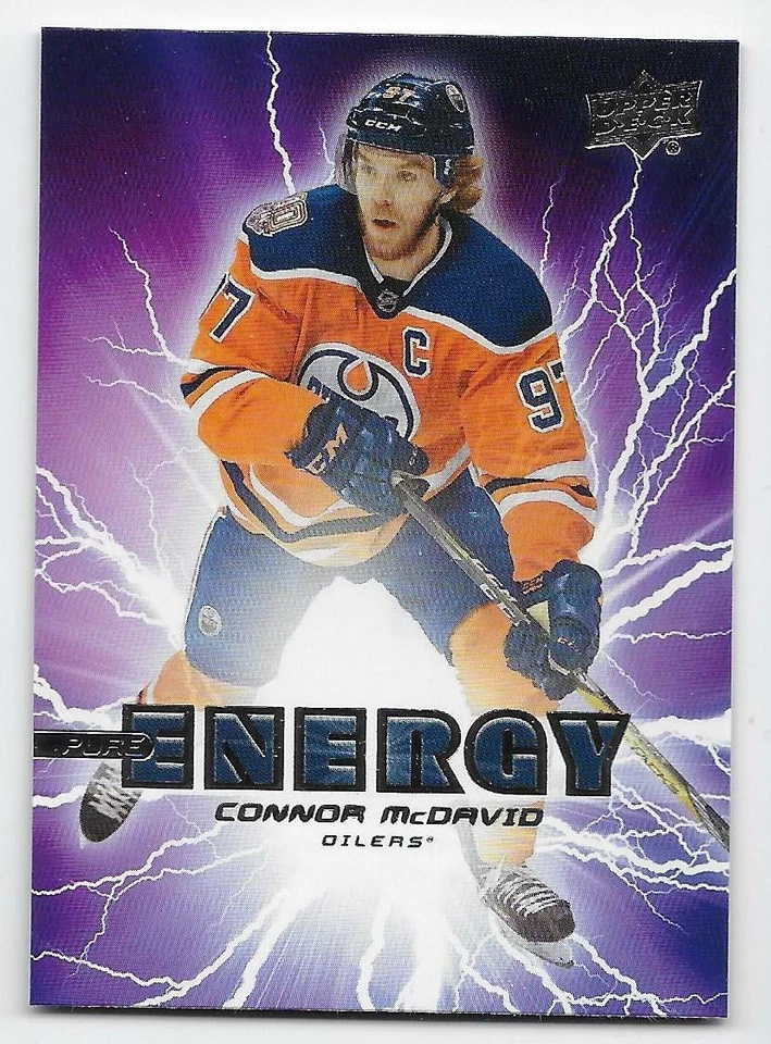 19/20 UPPER DECK SERIES 1 PURE ENERGY Hockey (#PE1-PE50) U-Pick From List - Image 1 of 1