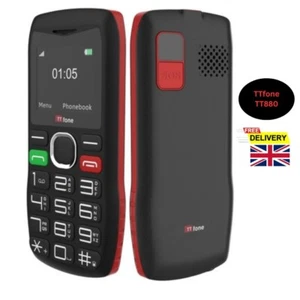 TTfone TT880 Easy-to-Use Big Buttons SOS Mobile Phone for Seniors Unlocked - Picture 1 of 22