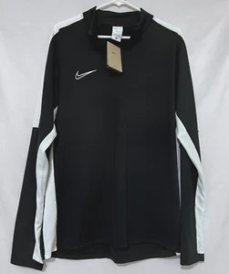 Neu mit Etikett Nike Academy 23 Herren Large schwarz 1/4-Reißverschluss Drill Top Fußballjacke DR1352-010 - Bild 1 von 8
