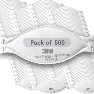 3M Aura 9205+ N95 Partikel Atemschutz Einweg Schutzmaske 500 STCK. - Bild 1 von 5