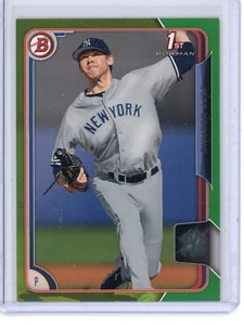 2015 Bowman Draft Jeff Degano 44 Prospect Green 30/99 New York Yankees - Picture 1 of 1