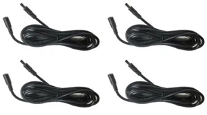 4 x cavo prolunga alimentazione DC per illuminazione a LED o telecamera di sicurezza 10 piedi 4 pz. - Foto 1 di 4