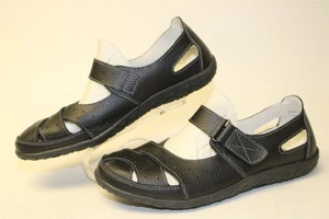 Spring Step Streetwise Mary Janes NEW Womens Size 11 M 42 Black Leather Shoes - Picture 1 of 24