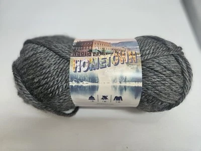 Hilado marca Lion 135-150 hilo de ciudad natal, carbón de Chicago (1 madeja), NUEVO Foto 1 de 3