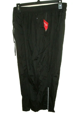 女士 Danskin Capri 裤子黑色中号 8-10 全新 — 第 1/2 张图片