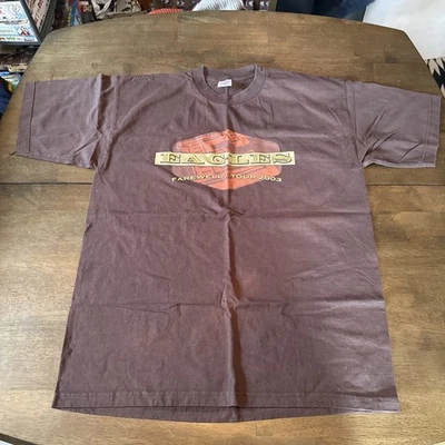 Camiseta De Colección 2003 The Eagles Farewell I Tour Talla X-Grande XL Para Hombres Marrón Moca Foto 1 de 4