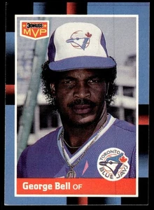 1988 Leaf George Bell Toronto Blue Jays #214 - Picture 1 of 2