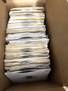 7" RECORD LOT - 160 - 45 RPM VINYL RECORDS - MIXED GENRE - HEAVY ON R&B SOUL - Picture 1 of 11