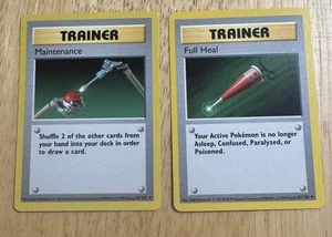 Shadowless Maintenance LP + Shadowless Full Heal LP Pokemon Base Set - Imagen 1 de 4