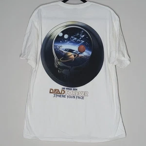 Grateful Dead Forever Las Vegas Sphere Your Face Graphic T Shirt White XL  - Picture 1 of 5