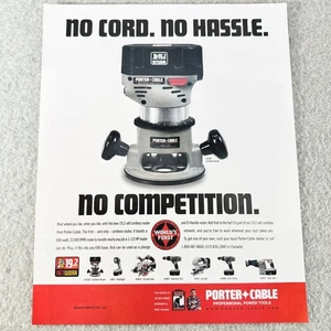 Porter Cable Cordless Tools Print Ad 19.2 Volt Network Router Drill Flashlight - Picture 1 of 1