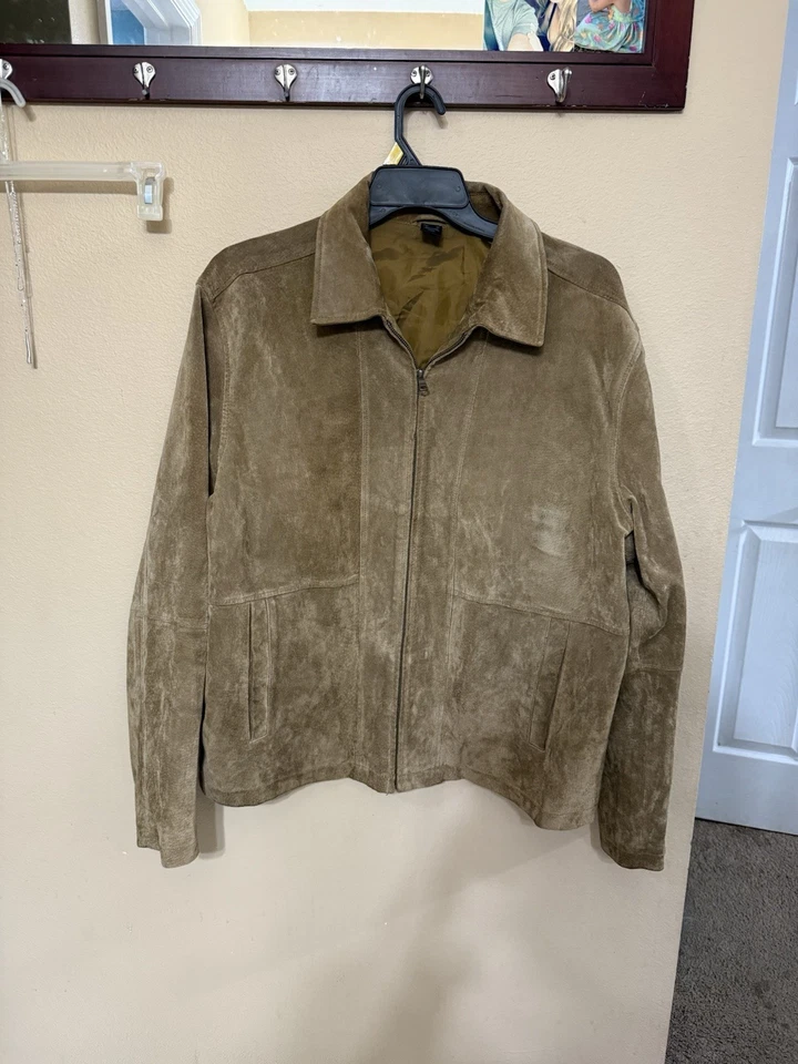 Men’s Claiborne Suede Jacket XL - Image 1 of 4