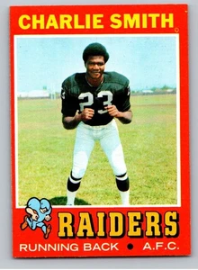 1971 Topps Football Set-Break #21 Charlie Smith Raiders  *WSC* - Picture 1 of 2