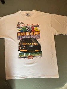Rusty Wallace Vintage Absolute Quality Made in Usa Single Stitch TShirt XL Signed - Bild 1 von 9
