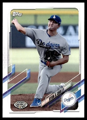 2021 Topps Pro Debut Hyun-il Choi AZL Dodgers #PD-27 - Image 1 of 2