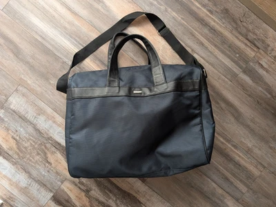 Giorgio Armani Parfums Duffel Duffle Bag Gym Black Weekend Sport Travel Flawed - Image 1 of 4