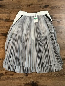 Nike x Sacai Pleat Skirt ‘White Gray Black’ (size wmns XL) - Picture 1 of 9