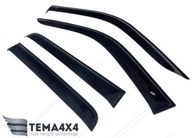 Tape-on Windows Visors Deflector Sun Rain Guard for Land Rover Freelander L314 - Image 1 of 4