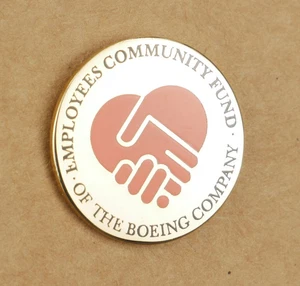 Boeing Company Lapel Hat Pin - Employees Community Fund - Picture 1 of 6