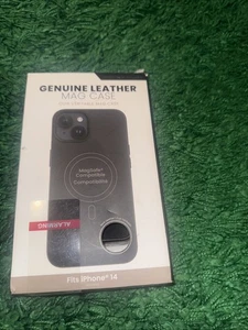 Press Play Apple iPhone 14 Genuine Leather Mag Case Slim Form Factor MageSafe OB - Bild 1 von 2