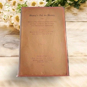 Henrys Pal To Henry By Sergeant Seth T Bailey The Stars And Stripes AEF 1919 - Picture 1 of 15