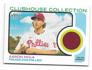 Reliquia de la colección Topps Heritage AARON NOLA 2022 - PHILLIES - #CCR-ANL - Imagen 1 de 1