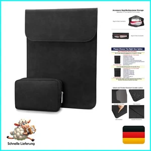 Schlanke 13.3 Zoll Laptop-Hülle mit Zubehörfach – passend für MacBook und mehr - Bild 1 von 9