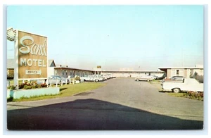 Cartolina Sand Motel Hampton Beach NH New Hampshire E4 - Foto 1 di 2