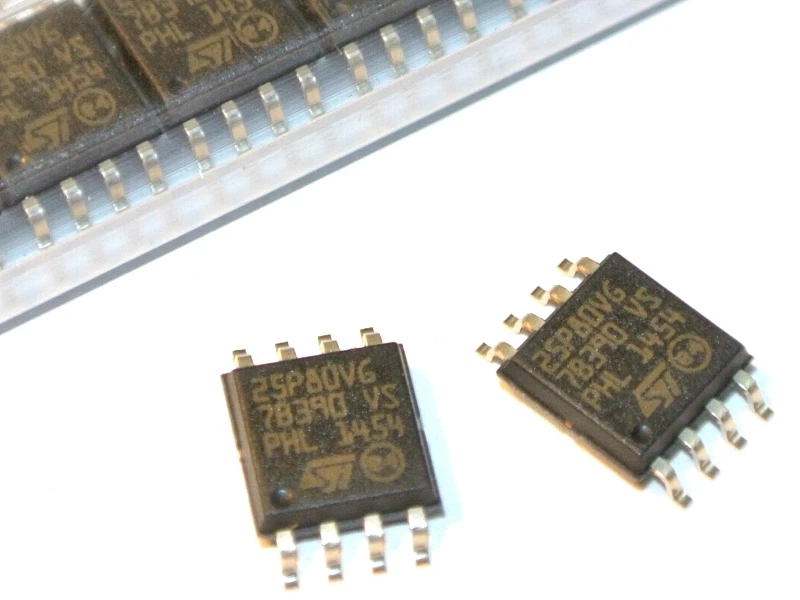 M25P80-VMW6G FLASH MEMORY, 8MBIT STMicroelectronics [QYT=5 PCS] - Image 1 of 1