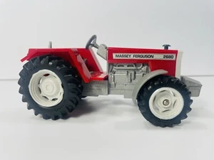Vtg 1984 Massey Ferguson # 2680 Red Tractor Britains England 6" 1980s toy farm - Picture 1 of 18