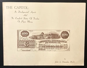 The Capitol Developmental Aspects On Paper Money John Anthony Muscalus 1971 - Picture 1 of 5